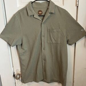 Common People Men's Sage Button Down Shirt